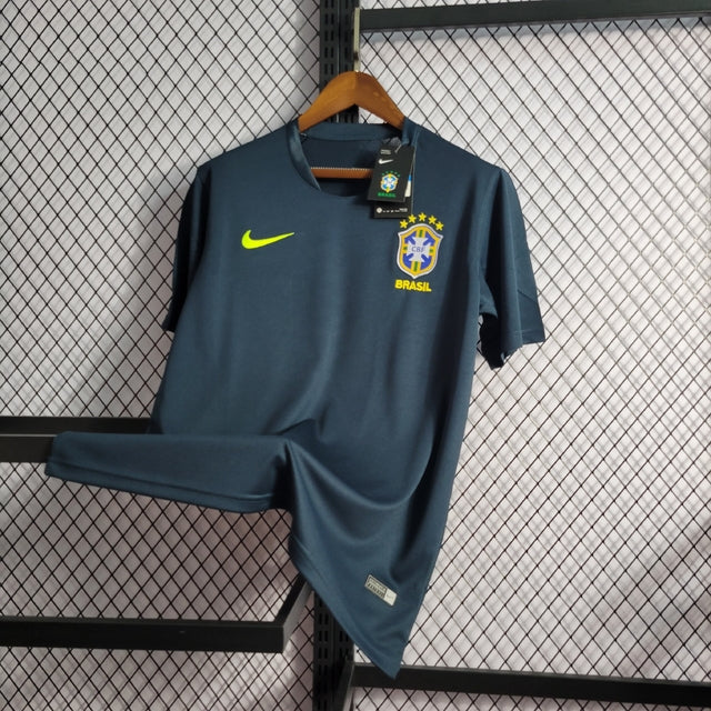 Camisa Seleção Brasil Training 21/22 s/n° Torcedor Nike Masculina - Dark Green