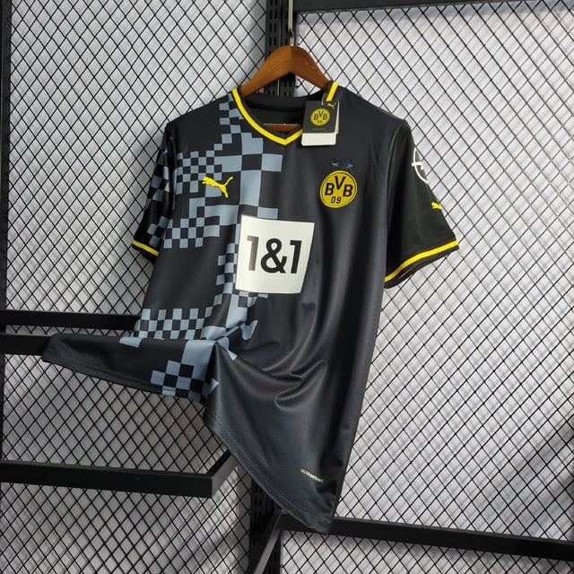 Camisa Borussia Dortmund Away 22/23 s/n° Torcedor Puma Masculina - Preto