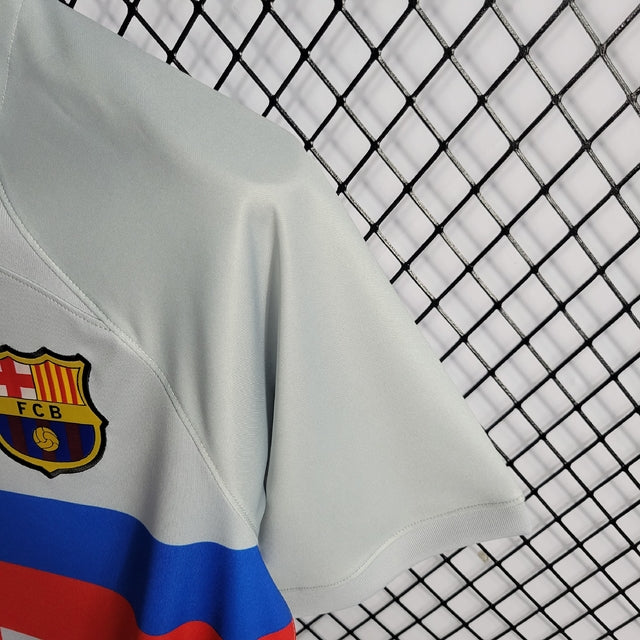 Camisa Barcelona Third Away 22/23 s/n° Torcedor Nike Masculina - Cinza