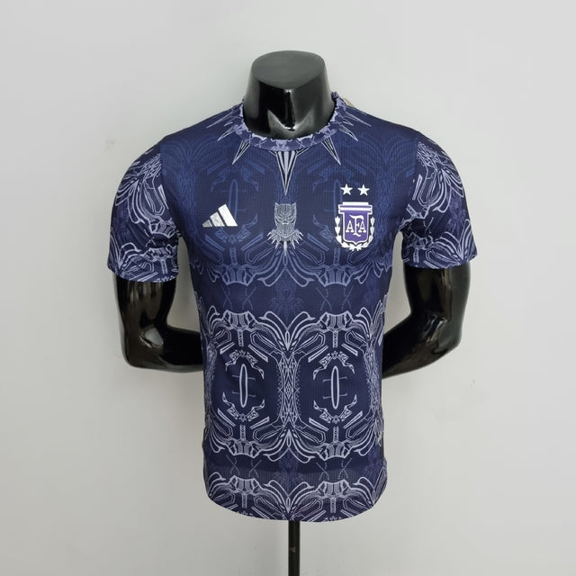 Camisa Argentina Black Panther Concept 21/22 s/n° Player Version Adidas Masculina - Azul