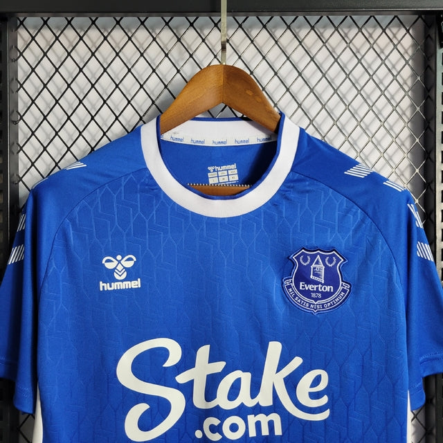 Camisa Everton Third Home 22/23 s/n° Torcedor Hummel Masculina - Azul