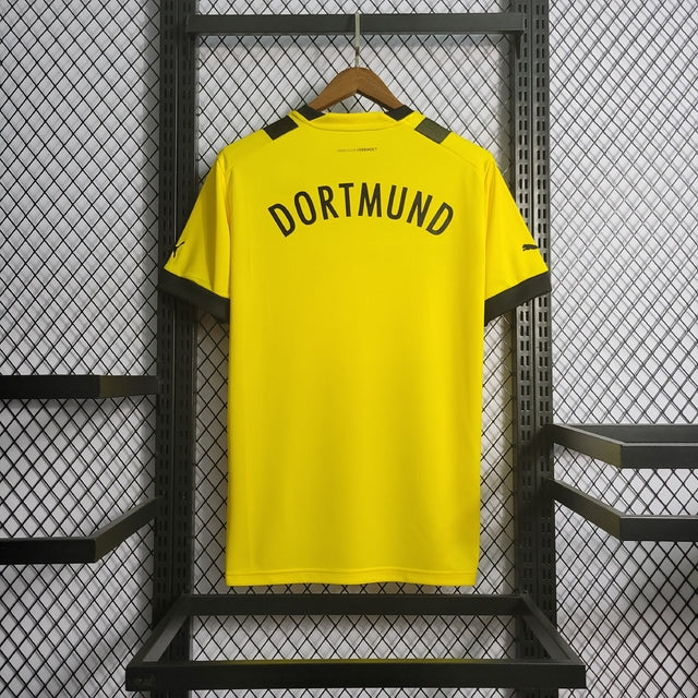 Camisa Borussia Dortmund Home 22/23 s/n° Torcedor Puma Masculina - Amarelo