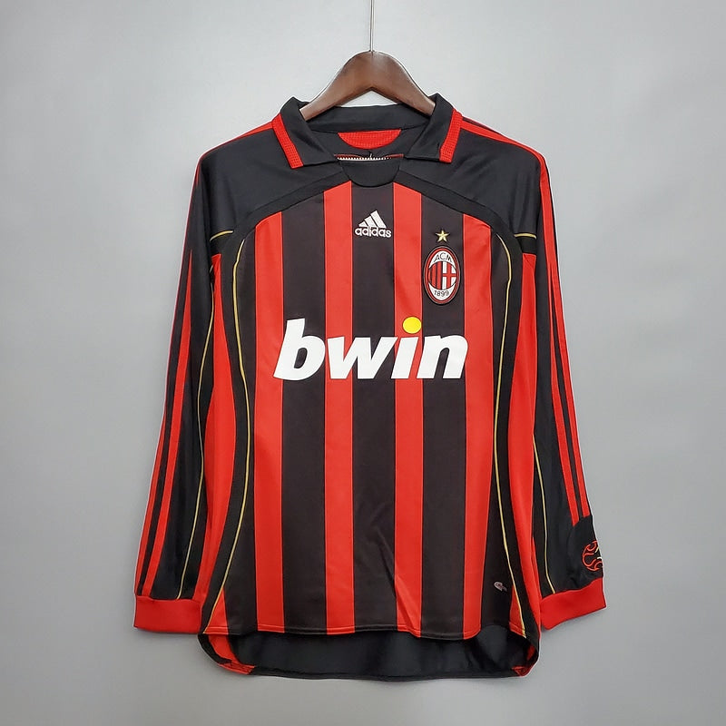 CAMISA MILAN RETRÔ 2006/07 Manga longa