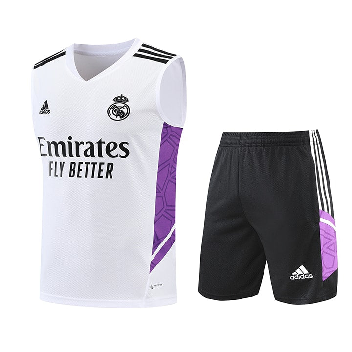 KIT REGATA REAL MADRID 2023 - BRANCO/ROXO