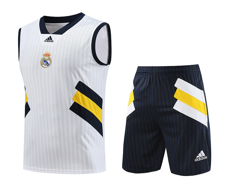 KIT REGATA REAL MADRID 2023 - BRANCO/AMARELO