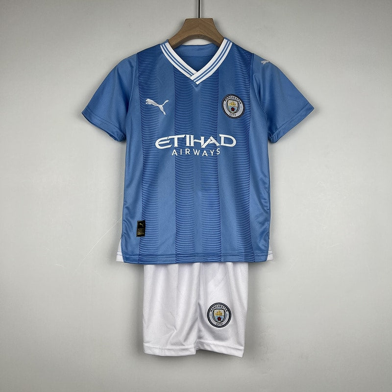 Conjunto Infantil Manchester City 2023/24 Home