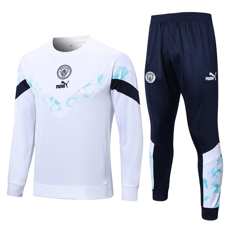 Conjunto Treino Manchester City 2023 - Branco