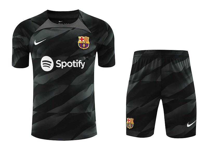 Kit Treino Barcelona goleiro 23/24 - Preto