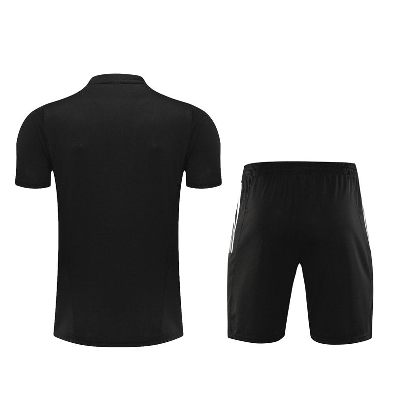 KIT TREINO REAL MADRID 2023 - PRETO