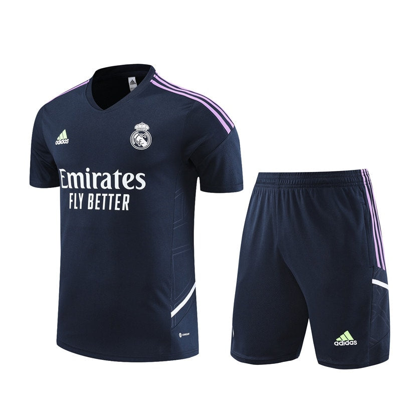 KIT TREINO REAL MADRID 2023 - ROXO