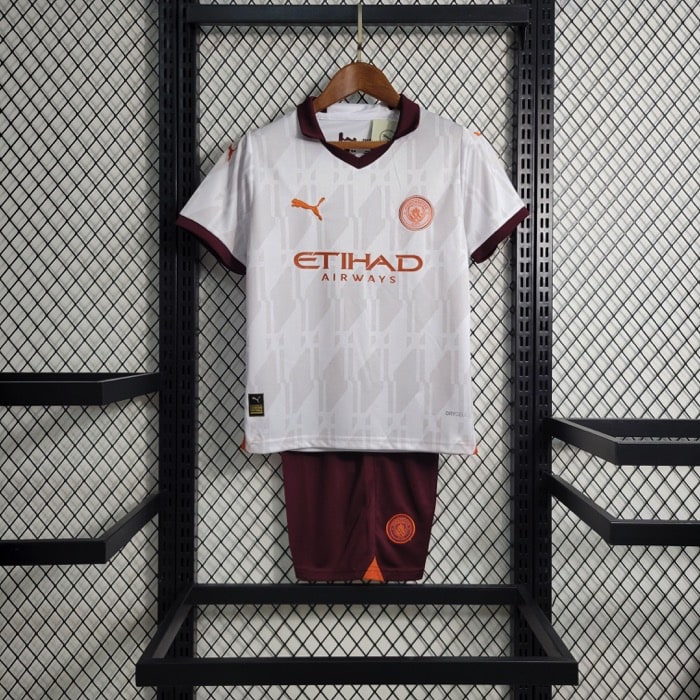 Conjunto Infantil Manchester City 2023/24 Away