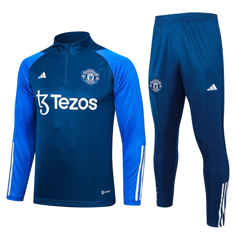 Conjunto Treino Manchester United 23/24 - Azul