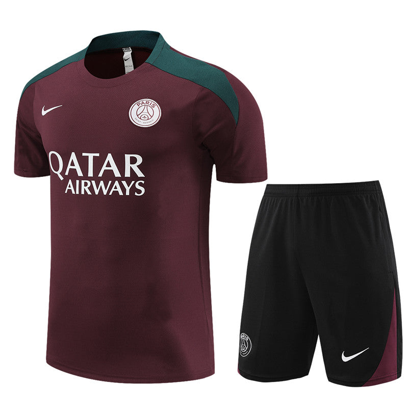 Kit Treino PSG 24/25 - Vinho