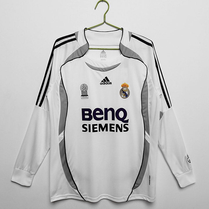 Camisa Retrõ Real Madrid 2006∕07 Manga longa