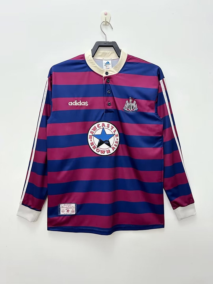 Camisa Retrô Newcastle United 95/97 Manga longa