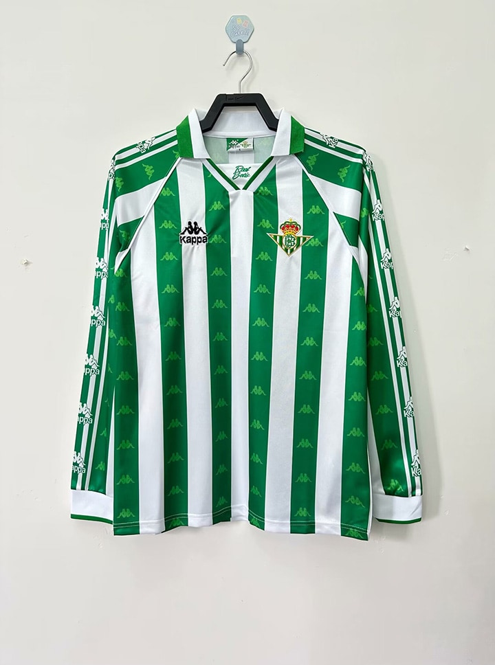 Camisa Retrô Real Betis 1995/96 Manga longa