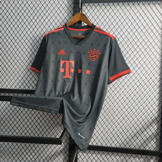 Camisa Bayern de Munique Away 22/23 s/n° Torcedor Adidas Masculina - Preto