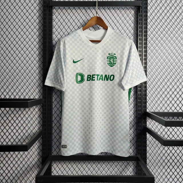 Camisa Sporting Away 22/23 s/n° Nike Masculina - Branca