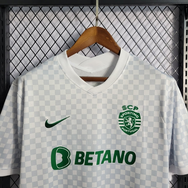 Camisa Sporting Away 22/23 s/n° Nike Masculina - Branca