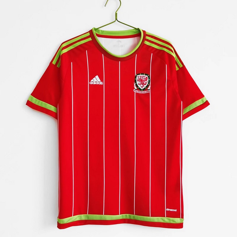 Camisa Retrô País de Gales 2015∕16 Home