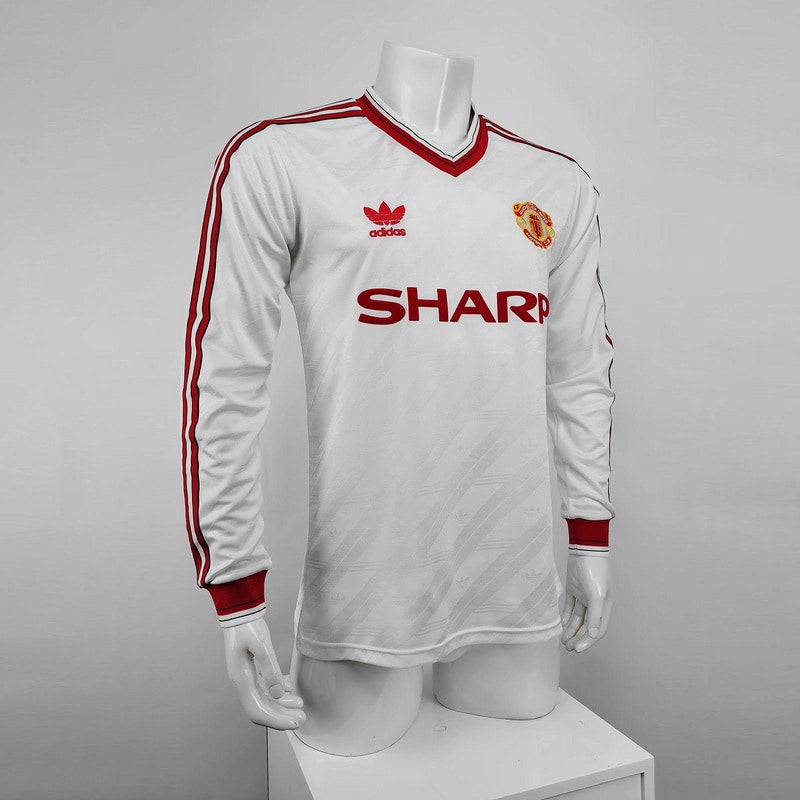 Camisa Retrô Manchester United 1986∕88 Manga longa Away