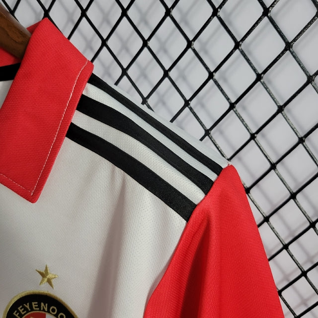 Camisa Feyenoord Home 22/23 Adidas s/n° Torcedor - Vermelho+Branco