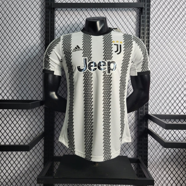 Camisa Juventus Home 22/23 s/n° Player Version Adidas Masculina - Branco+Preto