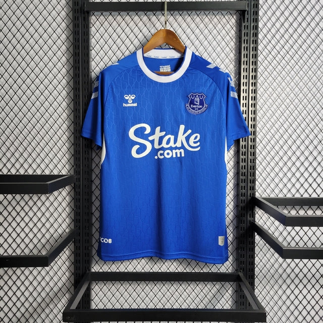 Camisa Everton Third Home 22/23 s/n° Torcedor Hummel Masculina - Azul