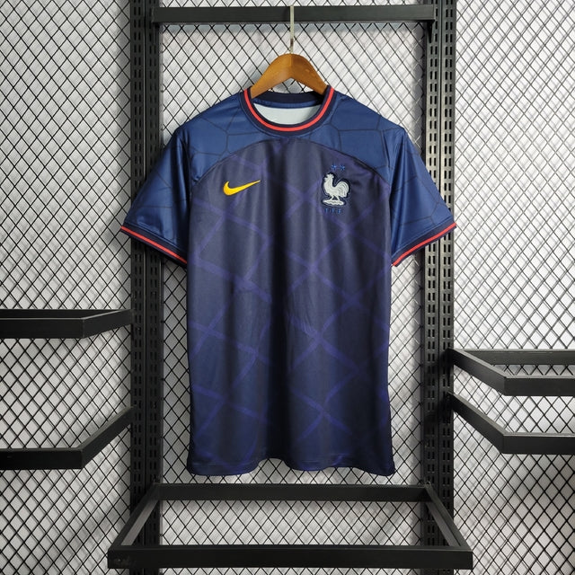 Camisa Seleção França 22/23 s/n° Torcedor Nike Masculina - Azul