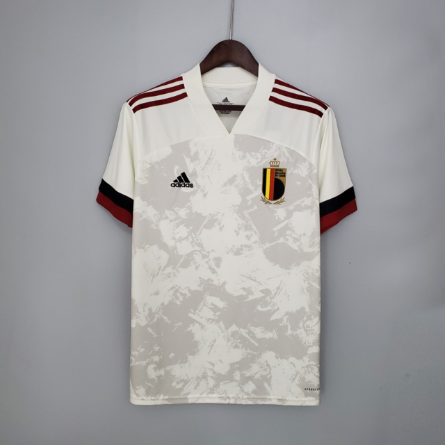 Camisa Seleção Bélgica Away 20/21 s/n° Torcedor Adidas Masculina - Branco