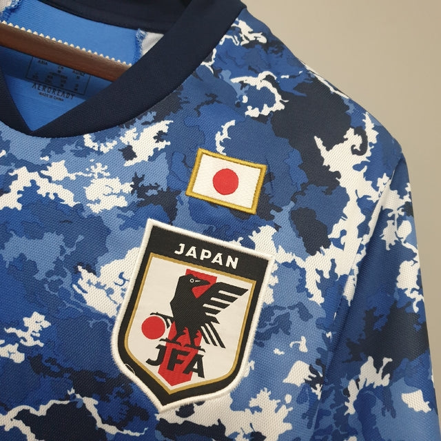 Camisa Seleção Japão Home 20/21 s/n° Torcedor Adidas Masculina - Azul