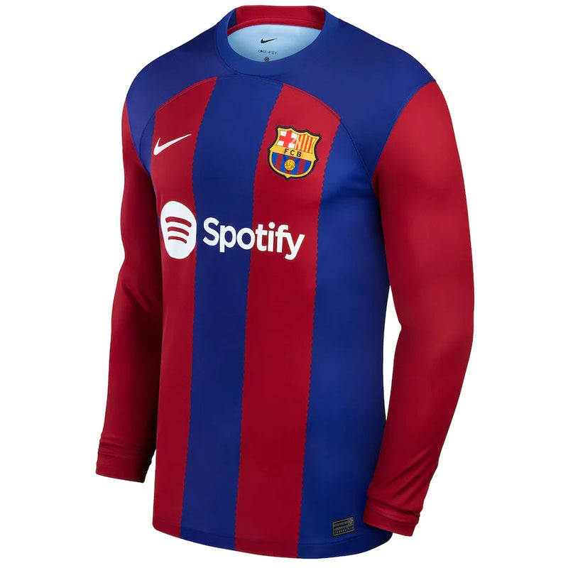 Camisa Barcelona manga longa 2023/24 Home